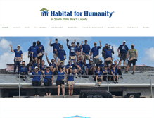 Tablet Screenshot of habitatsouthpalmbeach.org